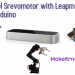 How to control servo motor using Leapmotion and Arduino