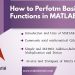 How to perform Basic Math functions in MATLAB commonly used functions Quick Guide 10 How to perform Basic Math functions in MATLAB commonly used functions Quick Guide